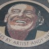 The mosaic of Robert Moses, found in Queens' Flushing Meadows Corona Park.